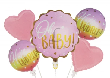 Комплект повітряних куль "Oh Baby" 5-81295