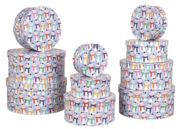 Подарочная коробка новогодняя (комплект 9шт.) Y10-169 73-2626 (2-66927264)