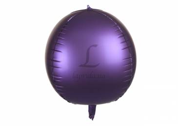 Повітряна кулька матова овальна (фіолетова)