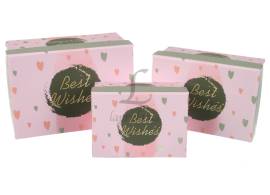 Подарункова коробка (комплект 3шт.) 73-5054